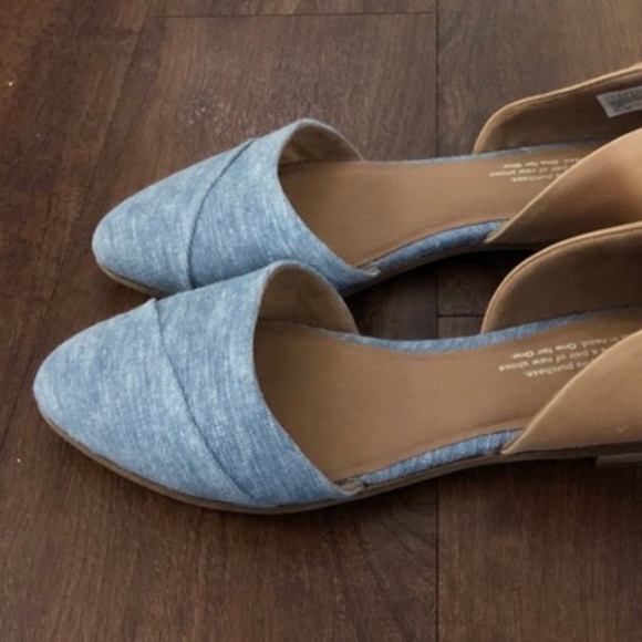 Toms jutti d’orsay honey leather/blue chambray - Picture 3 of 6